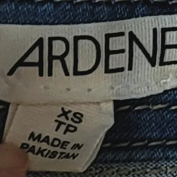 Denim Mini Bodycon Dress 3/4 Sleeve - Picture 5 of 6